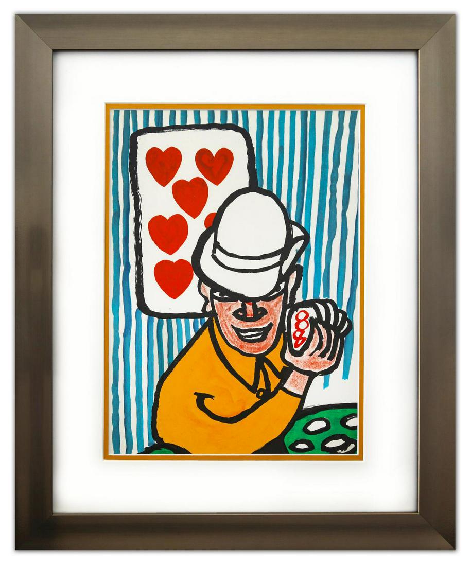 Alexander Calder- Lithograph "DLM212 - JOUEURS DE CARTES II" (1 of 2)