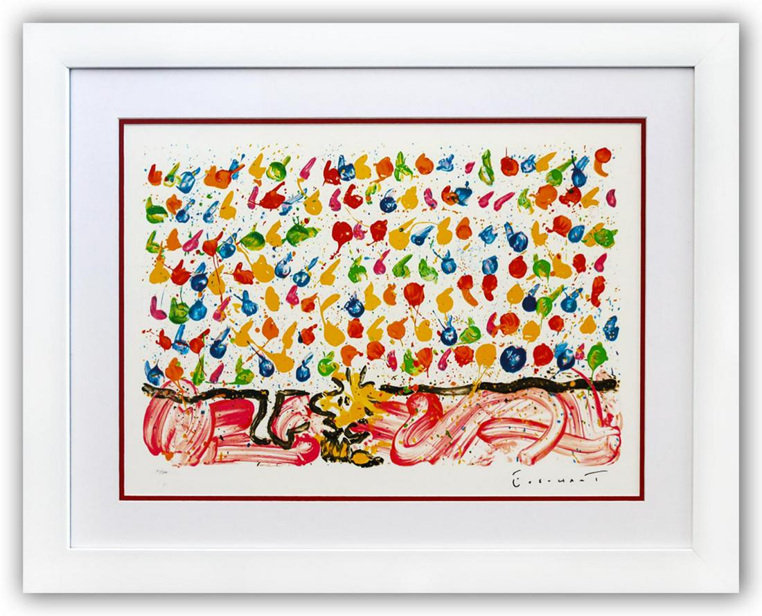 Tom Everhart- Hand Pulled Original Lithograph "Tweet Tweet" (1 of 2)
