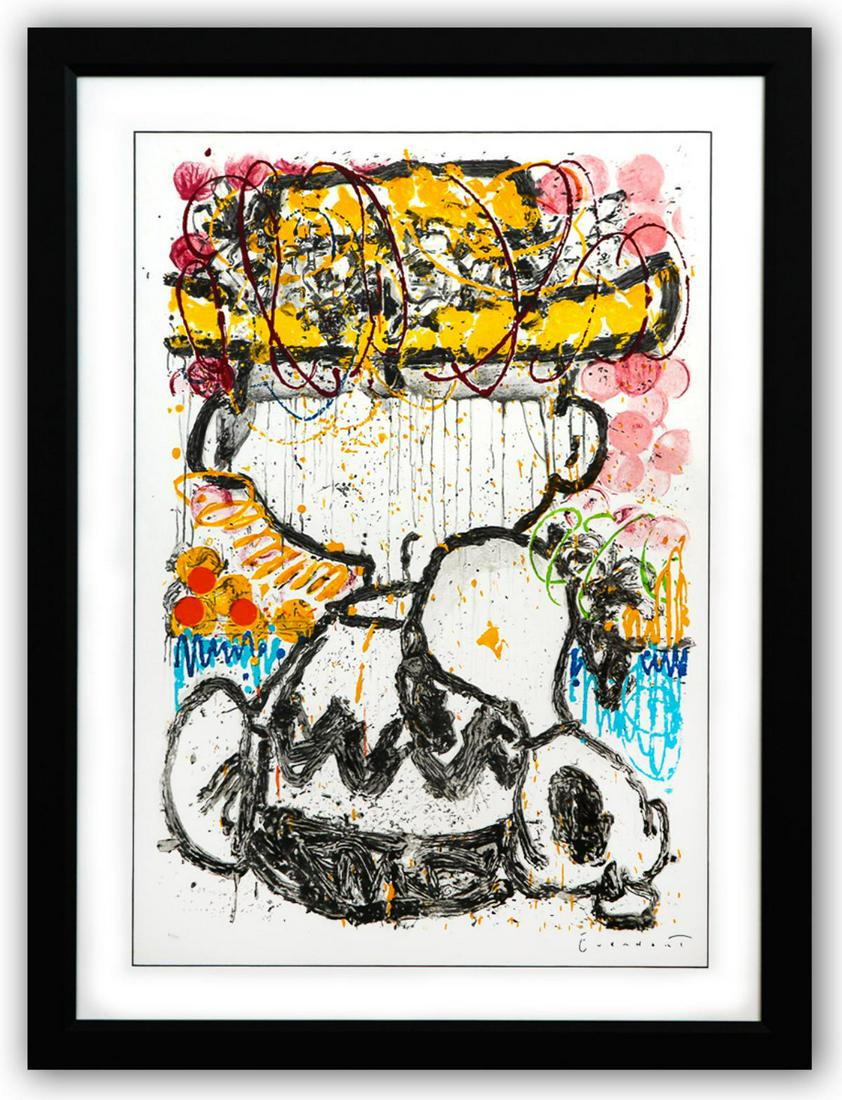 Tom Everhart- Hand Pulled Original Lithograph "Mon Ami" (1 of 3)