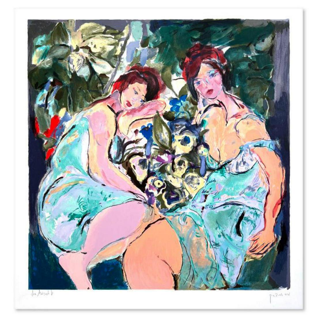 Lea Avizedek, Hand Signed, Numbered Limited Edition with Letter of Authenticity.: This is a limited edition on paper by Lea Avizedek. The piece comes hand signed by the artist, numbered, and with a letter of authenticity. Measures approximately 25.5" x 24". Reference #: 258714