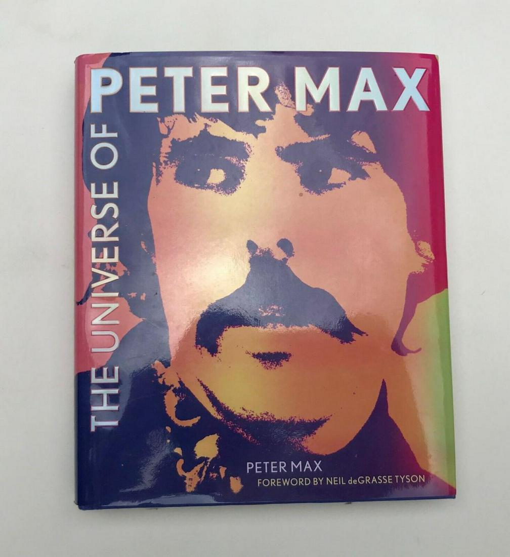 PETER MAX VINTAGE HARDCOVER BOOK "THE UNIVERSE OF PETER MAX" (1 of 1)