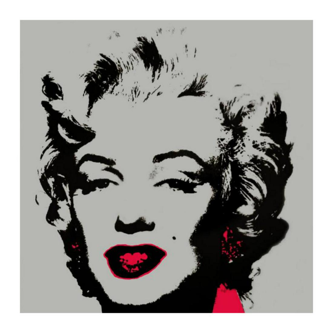 Andy Warhol "Golden Marilyn 11.36" Limited Edition Silk Screen Print from Sunday B Morning.: "Golden Marilyn 11.36" is a limited edition silk screen print on museum board from Sunday B Morning featuring the works of Andy Warhol. The piece is stamped in blue on the back with "Published by Sund