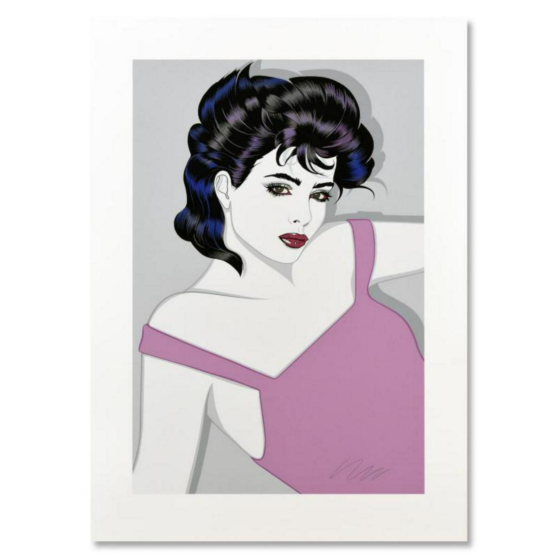 Robert Blue (1946-1998), "Tracey" Limited Edition Serigraph, Numbered and Hand Signed with Letter of: "Tracey" is a limited edition serigraph on paper by Robert Blue (1946-1998), numbered and hand signed by the artist. Includes Letter of Authenticity. Measures approx. 24" x 33.5" (border), 18" x 28" (