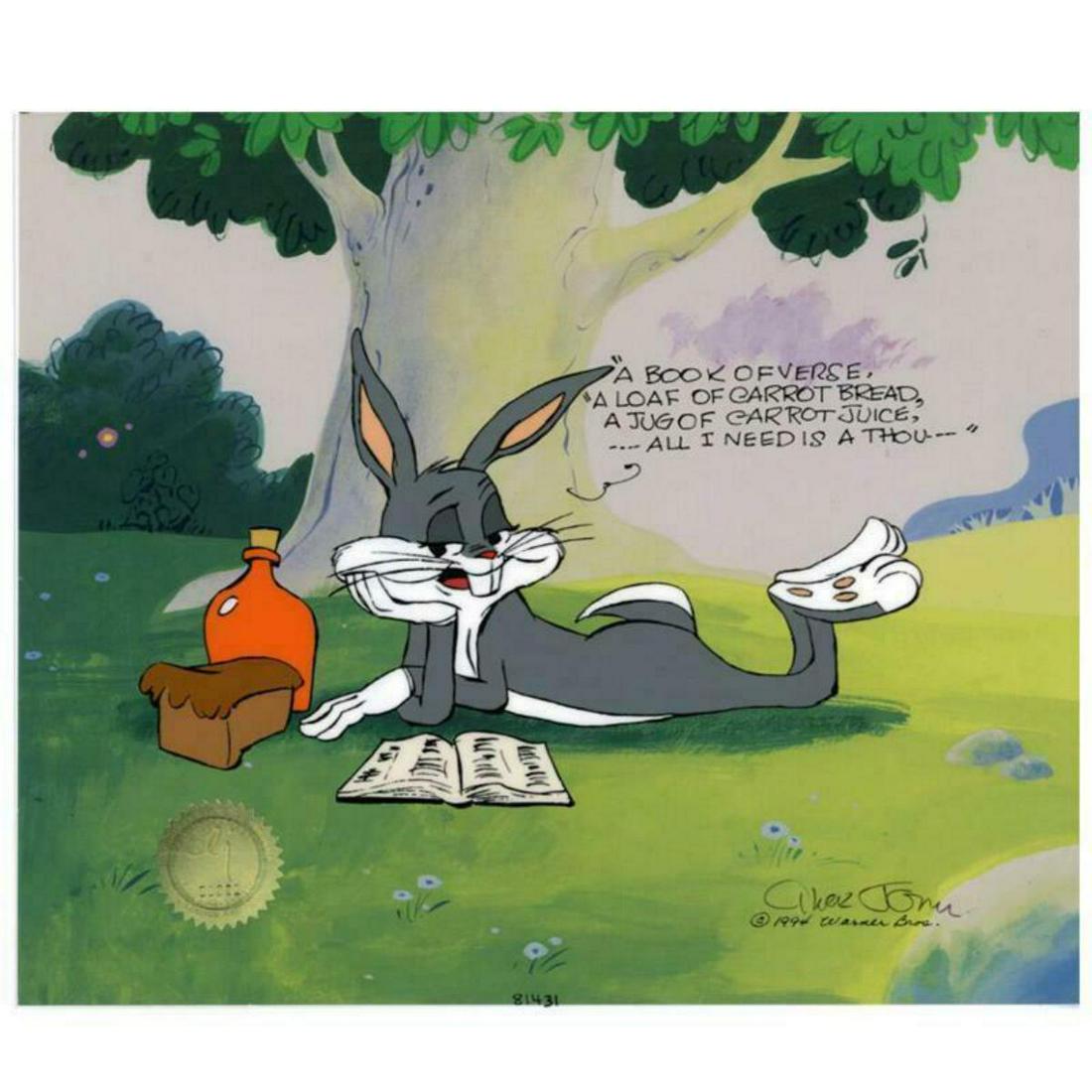 Chuck Jones "Poetic Bugs" Hand Signed, Hand Painted Limited Edition Sericel. (1 of 2)