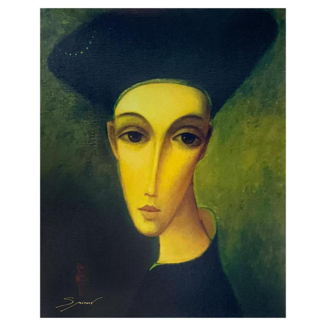 Sergey Smirnov (1953-2006), "The Duke" Limited Edition Mixed Media on Canvas, Numbered and Hand (1 of 2)