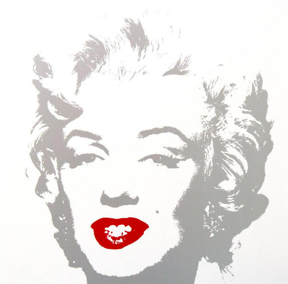 Andy Warhol- Silk Screen "Golden Marilyn 11.35": Artist: Andy Warhol. Medium: Silk Screen. Title: Golden Marilyn 11.35. Size (Unframed): 36" x 36". Additional: The piece is stamped in blue on the back with "Published by Sunday B. Morning" and "fill
