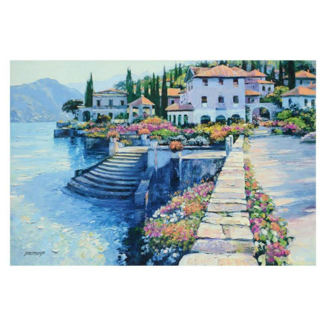 Howard Behrens (1933-2014), "Stairway To Carlotta" Limited Edition on Canvas, Numbered and Signed (1 of 2)