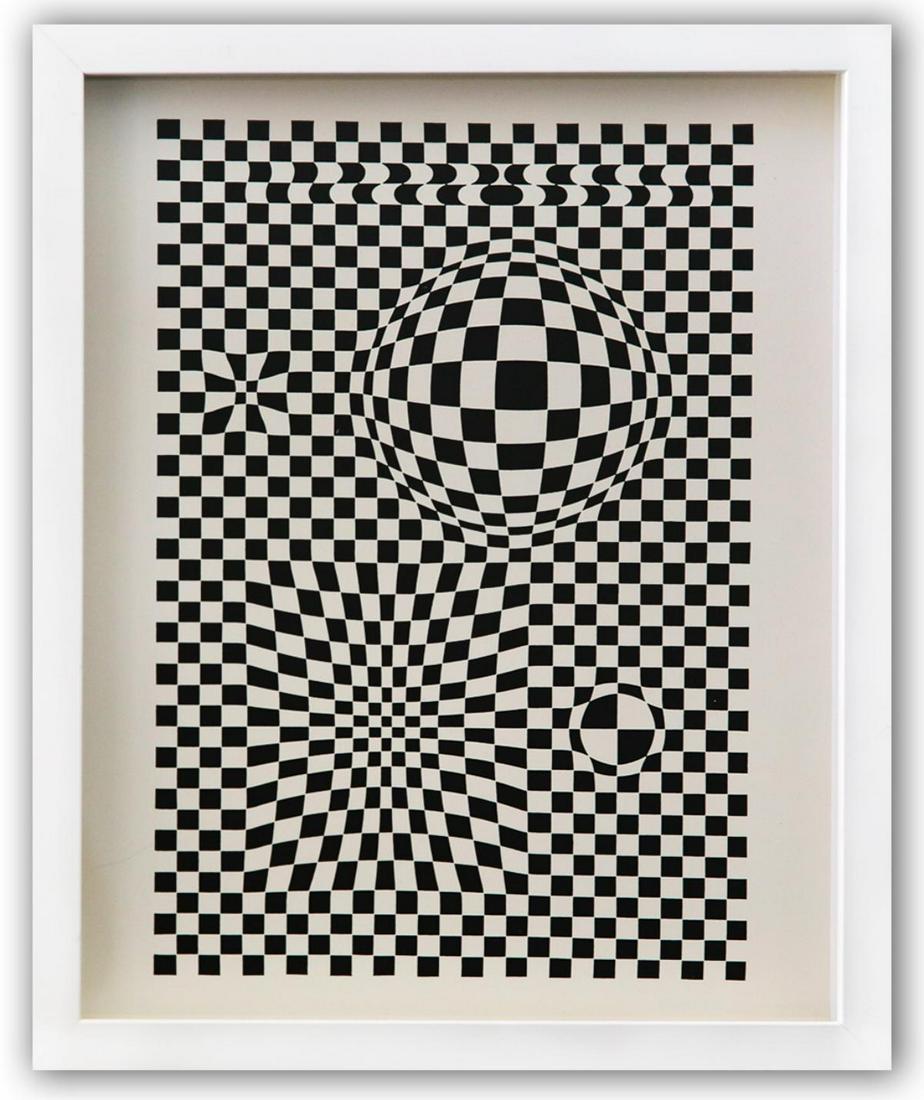 Victor Vasarely- Heliogravure Print "Untitled" (1 of 1)
