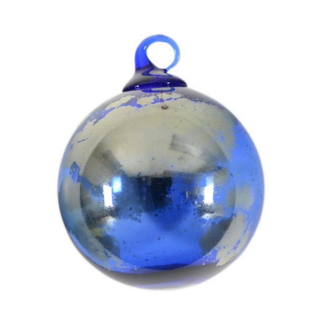 Glass Eye Studios, "Ornament (Earth)" Hand Blown Glass Sculpture (Second). (1 of 2)