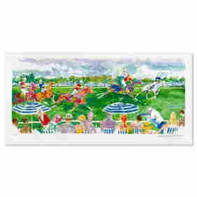 LeRoy Neiman (1921-2012), "Polo Panorama" Limited Edition Serigraph, Numbered 20/350 and Hand Signed (1 of 2)