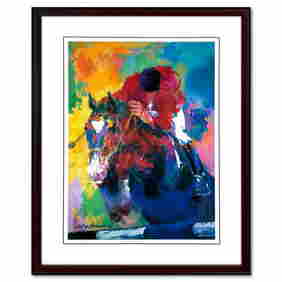 Leroy Neiman (1921-2012), "United States Equestrian Team: Riding for America, Los Angeles 1984" (1 of 2)