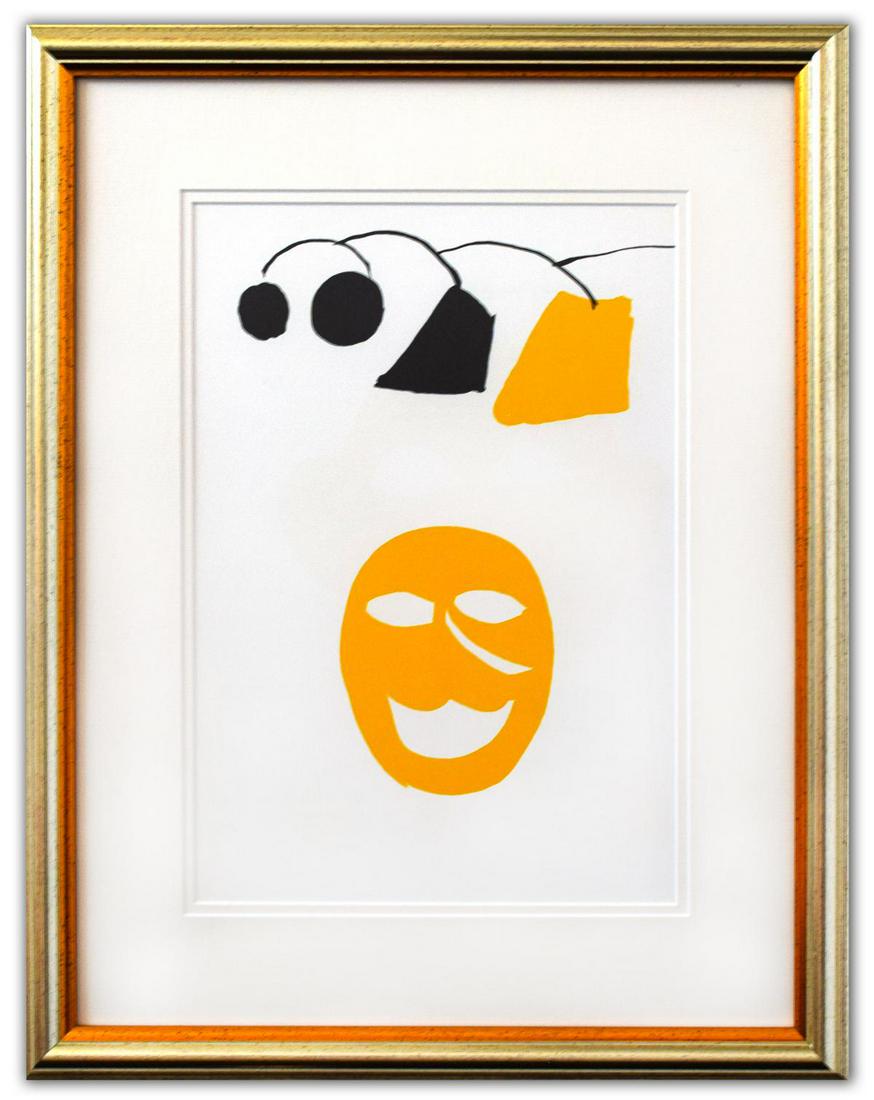 Alexander Calder- Lithograph "DLM221 - MASQUE JAUNE" (1 of 2)