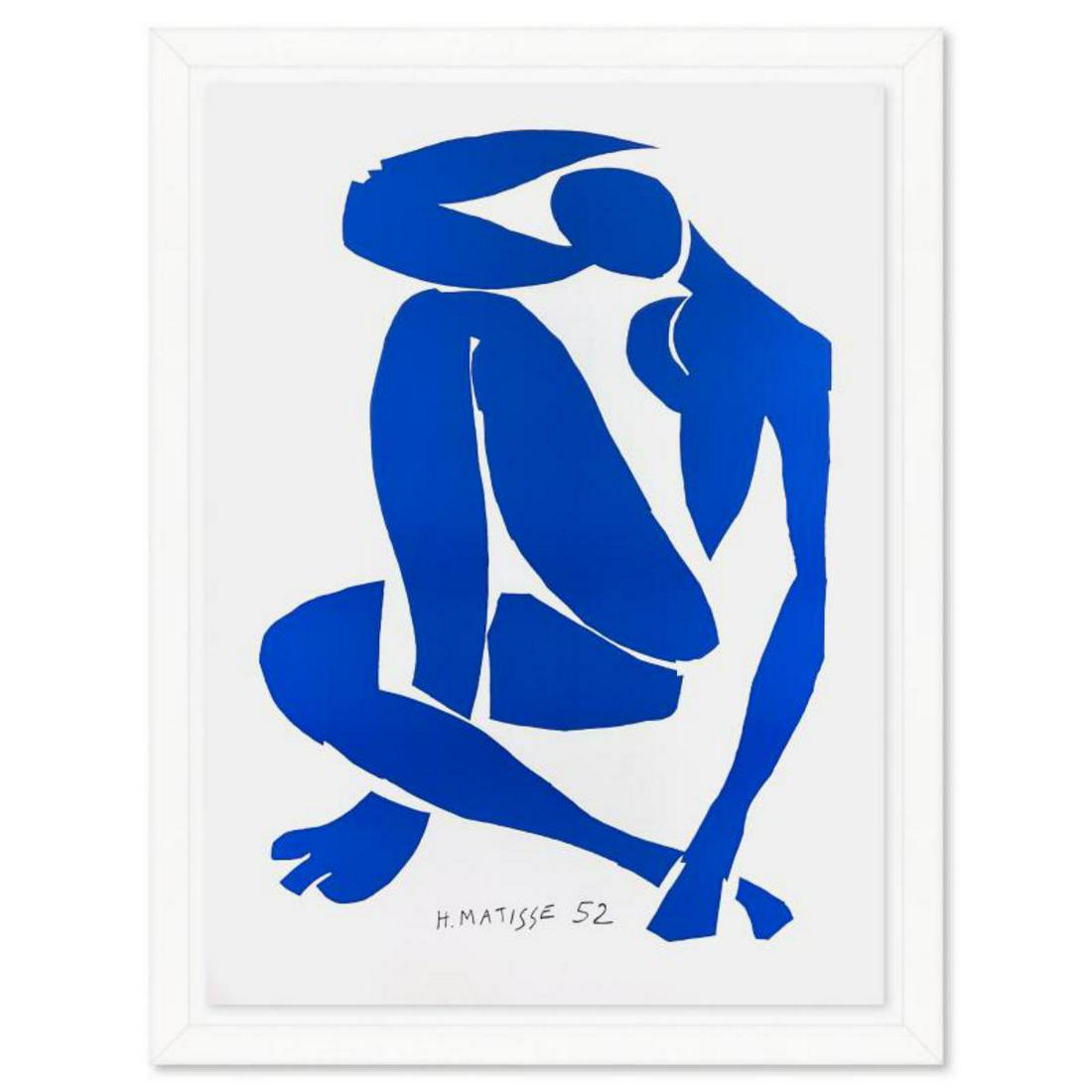 Henri Matisse 1869-1954 (After), "Nu Bleu IV" Framed Limited Edition Lithograph with Certificate of (1 of 3)