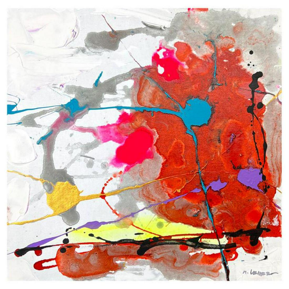 Moshe Leider, Original Painting on Canvas, Hand Signed with Letter of Authenticity. (1 of 2)