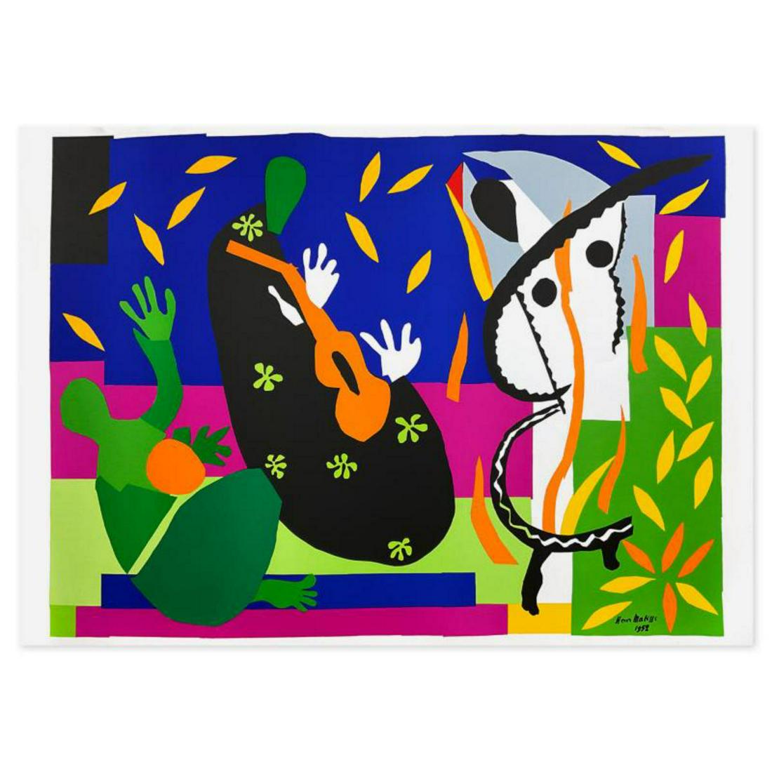 Henri Matisse 1869-1954 (After), "La Tristesse du roi" Limited Edition Lithograph with Certificate (1 of 3)