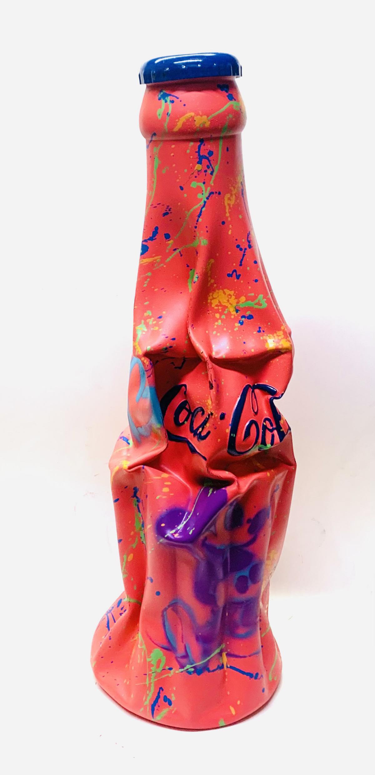 E.M. Zax Original one of a kind hand painted sculpture  "Coca-Cola" (1 of 6)