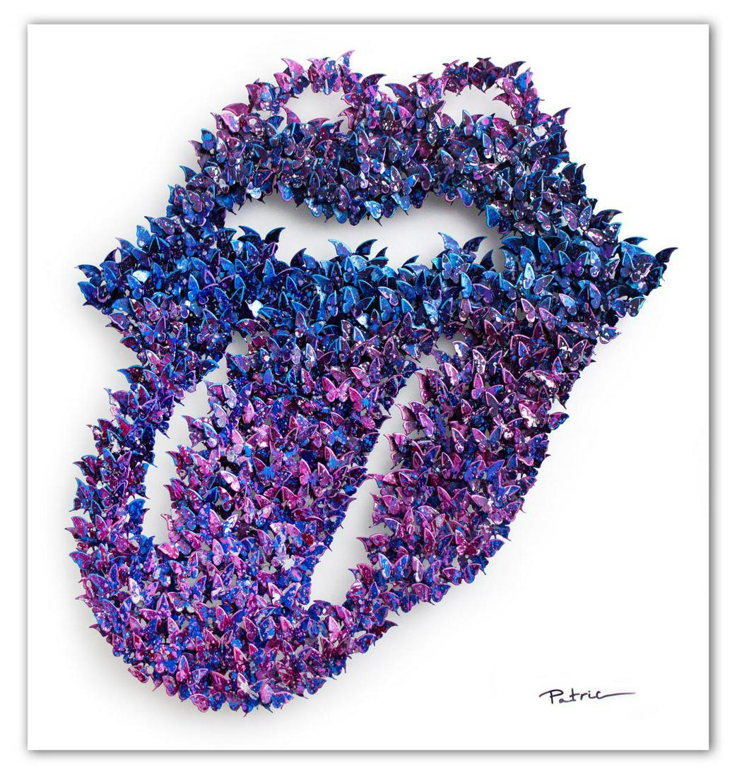 Patricia Govezensky- Original 3D Metal Art on Wood "Rolling Stones" (1 of 6)
