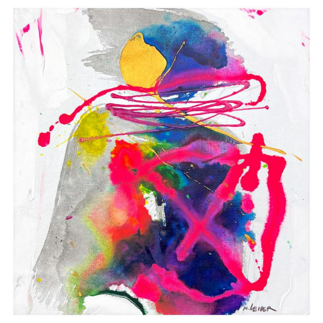 Moshe Leider, Original Painting on Canvas, Hand Signed with Letter of Authenticity. (1 of 2)