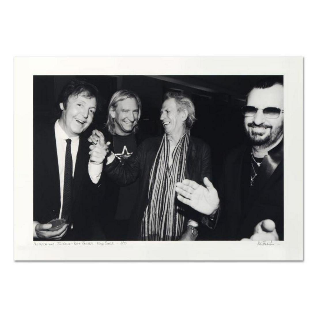 Rob Shanahan, "Paul McCartney, Joe Walsh, Keith Richards & Ringo Starr" Hand Signed Limited Edition (1 of 2)