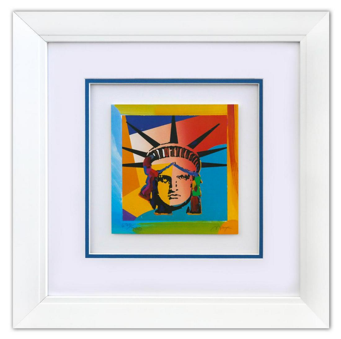 Peter Max- Original Lithograph "Liberty Head" (1 of 2)