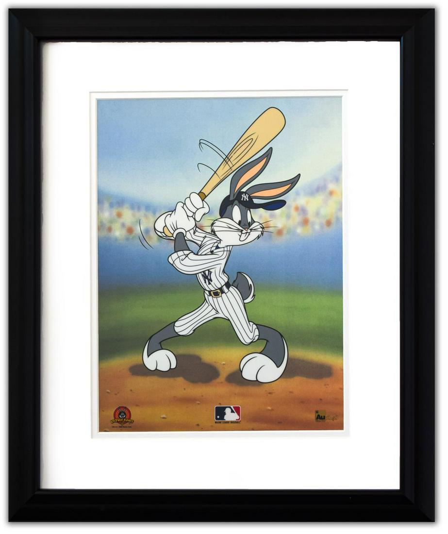 Warner Bros.- Sericel "Bugs Bunny at Bat for the Yankees" (1 of 2)