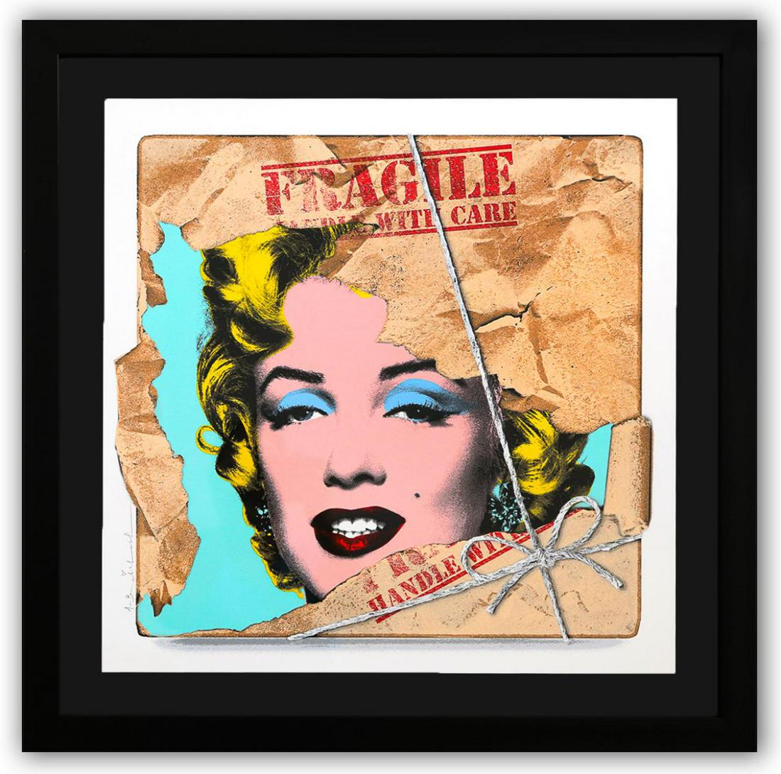 Mr. Brainwash- Silkscreen on paper "Monroe POPfolio - Fragile, 2022" (1 of 4)