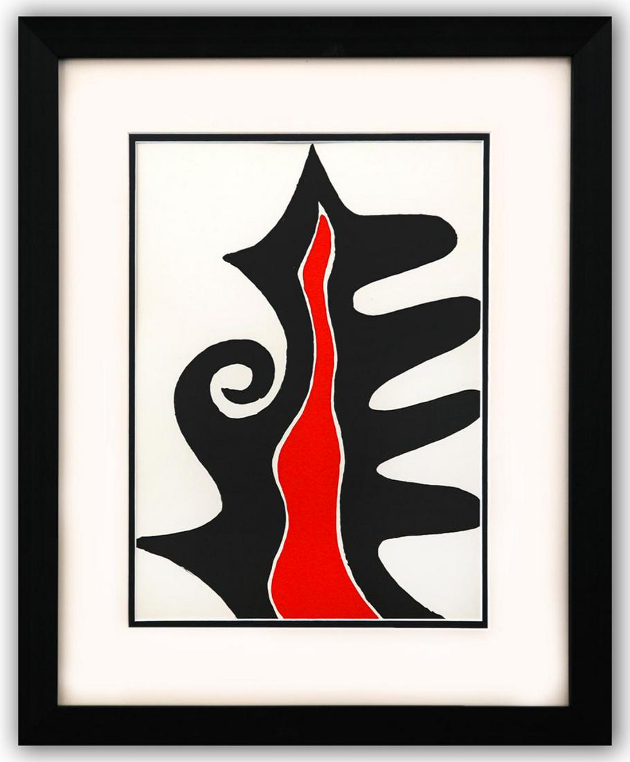 Alexander Calder- Lithograph "DLM201 - Flamme interieure" (1 of 2)