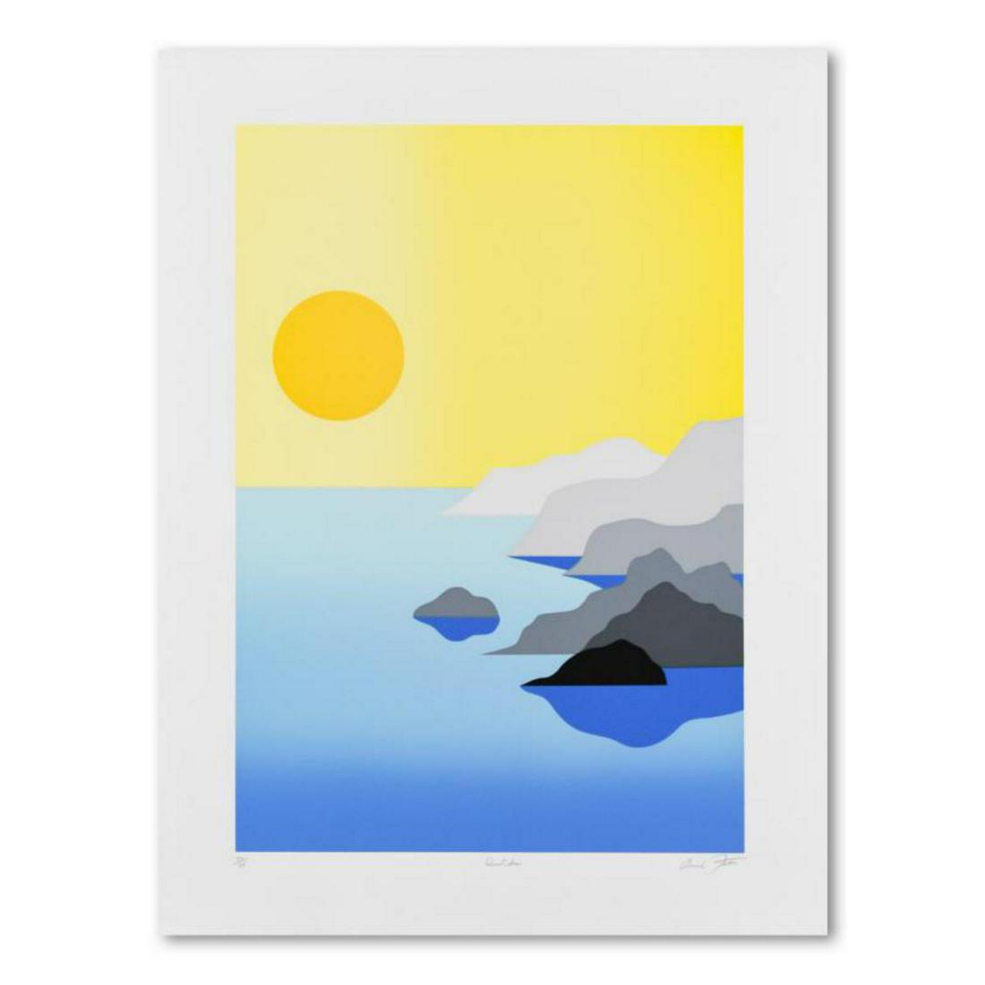 Armond Fields (1930-2008), "Quiet Sea" Limited Edition Hand Pulled Original Serigraph, Numbered and (1 of 2)