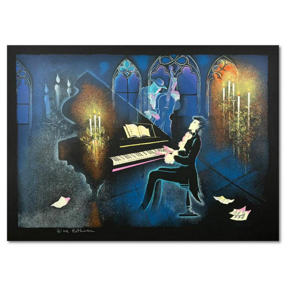 Zina Roitman, Limited Edition Serigraph, Hand Signed and Numbered, Letter of Authenticity. (1 of 2)