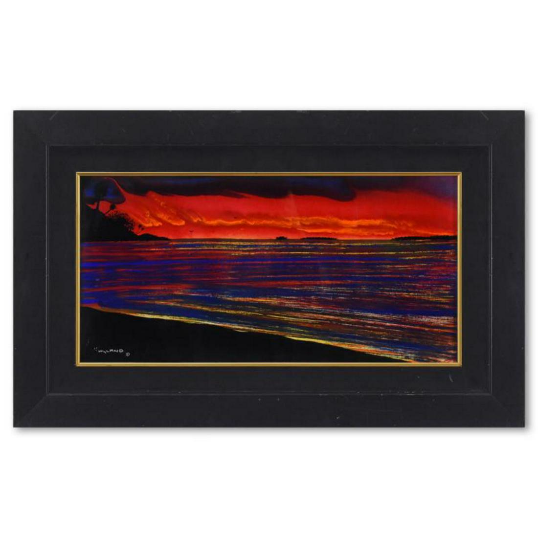 Wyland, "Paradise Found 18" Framed Original Oil Painting on Canvas, Hand Signed with Letter of (1 of 2)