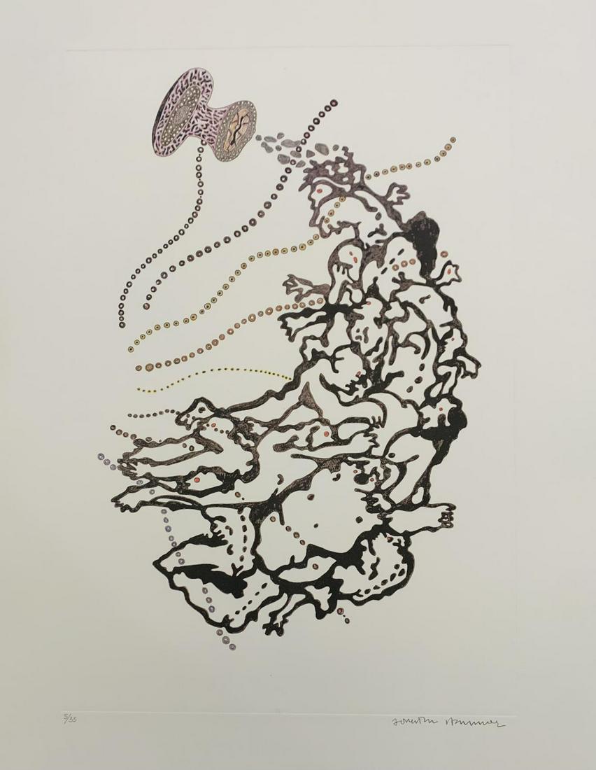 Jonathan Hammer- Limited Edition Etching on paper: Artist: Jonathan Hammer. Medium: Limited Edition Etching on paper. Size: 24" x 30". Signature: Signed and numbered. Reference#: 28499.