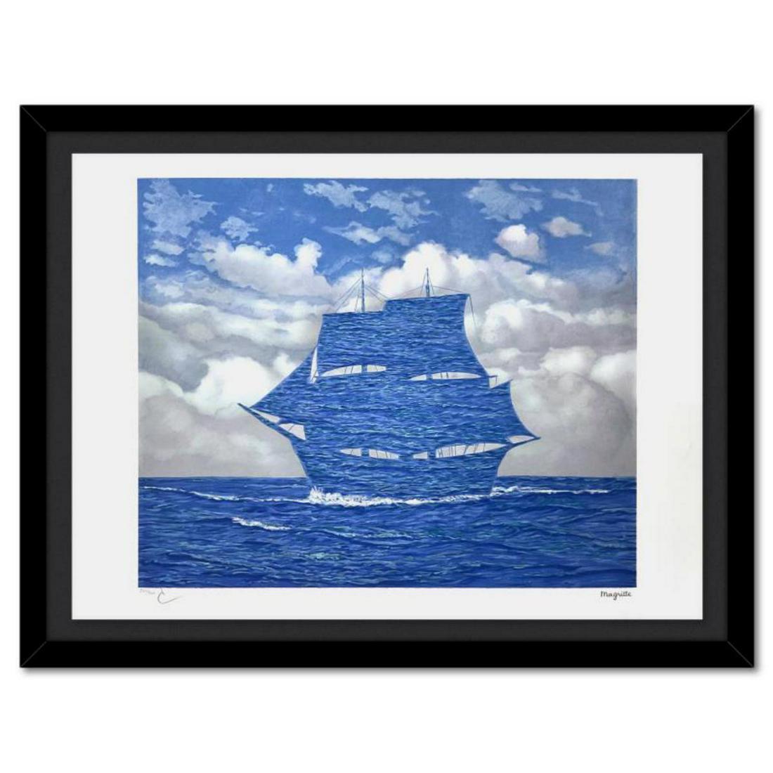 Rene Magritte 1898-1967 (After), "Le Seducteur (The Tempter)" Framed Limited Edition Lithograph, (1 of 3)