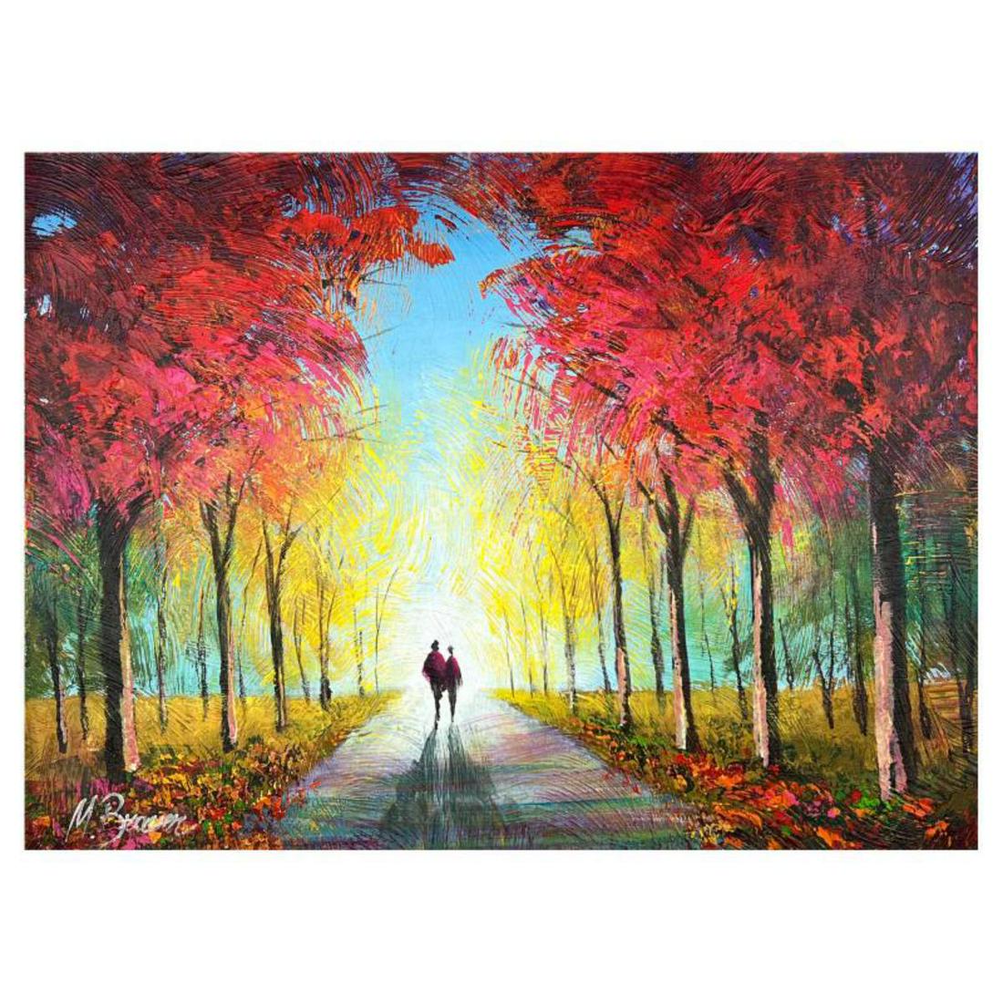 Mark Braver Hand Signed Original Painting on Canvas with Letter of Authenticity. (1 of 2)