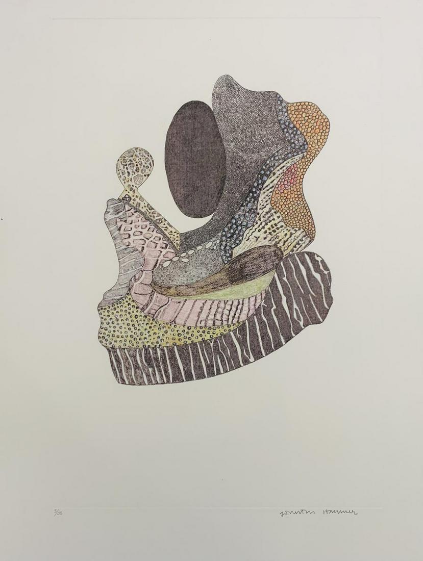 Jonathan Hammer- Limited Edition Etching on paper: Artist: Jonathan Hammer. Medium: Limited Edition Etching on paper. Size: 24" x 30". Signature: Signed and numbered. Reference#: 28502.