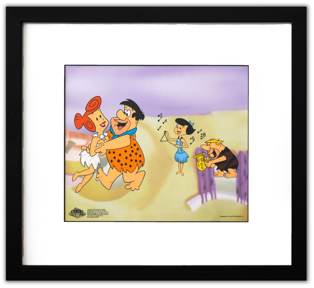 HANNA-BARBERA- Sericel "Flintstones Jam Session" (1 of 2)