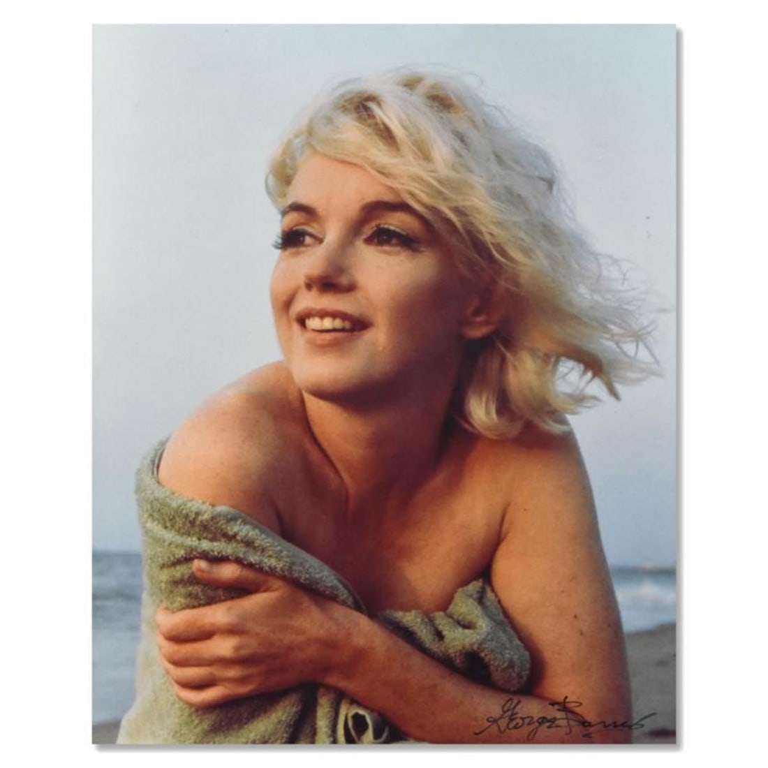 George Barris (1922-2016), "Marilyn Monroe: The Last Shoot" Photograph Printed from the Original: Marilyn Monroe: The Last Shoot is a photograph printed from the original negative taken by George Barris (1922-2016). This photo is part of a series entitled "The Last Photos"; they were taken in 1962