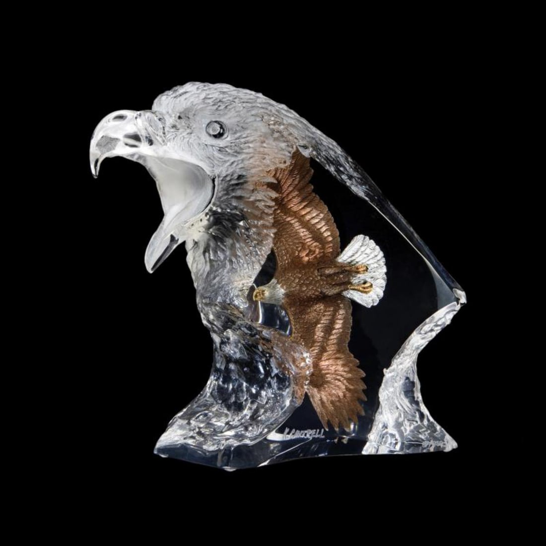 Kitty Cantrell, "Journey" Limited Edition Mixed Media Lucite Sculpture with COA. (1 of 1)