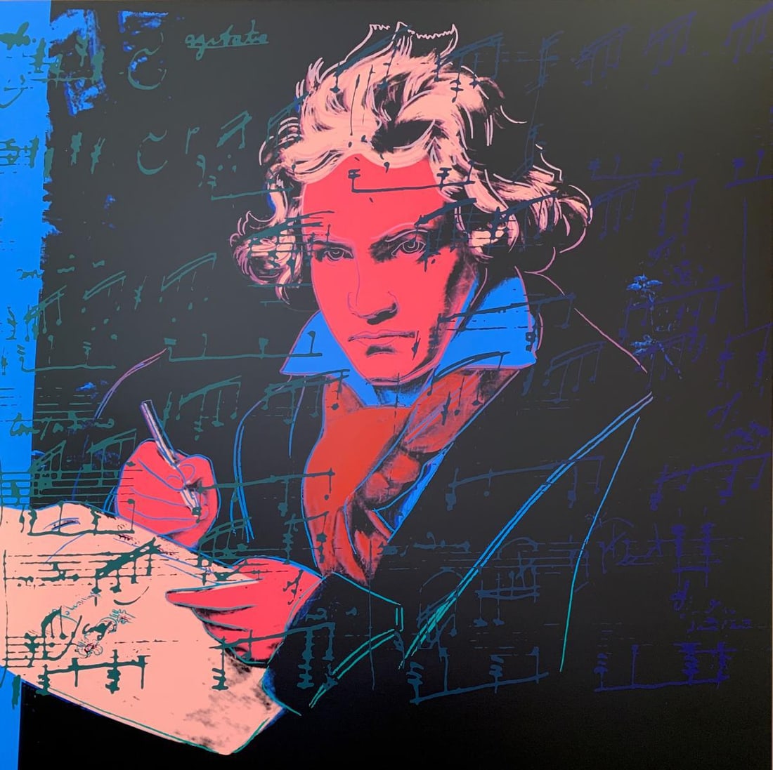 Andy Warhol- Silk Screen "Beethoven 11.392" (1 of 1)
