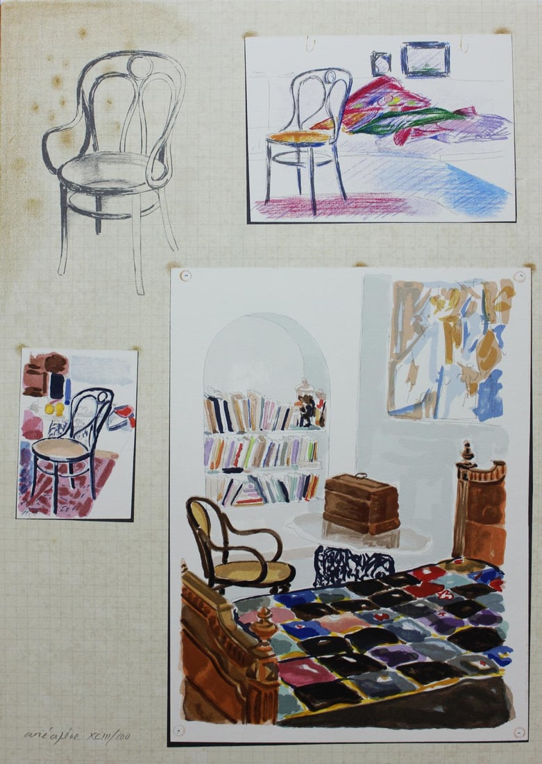 Arie Azene- Lithograph (1 of 2)