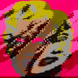 Andy Warhol- Silk Screen "Marilyn Monroe 11.31": Artist: Andy Warhol. Medium: Silk Screen. Title: Marilyn Monroe 11.31. Size: 36" x 36". Certificate of Authenticity: From the publisher. Additional: The piece is stamped in blue on the back with "Publ