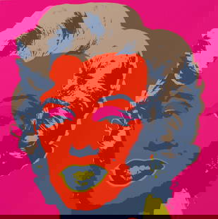 Andy Warhol- Silk Screen "Marilyn Monroe 11.22": Artist: Andy Warhol. Medium: Silk Screen. Title: Marilyn Monroe 11.22. Size: 36" x 36". Certificate of Authenticity: From the publisher. Additional: The piece is stamped in blue on the back with "Publ