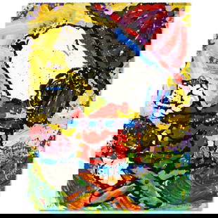 Tea At Bel Air-3:00 Limited Edition Hand Pulled Original Lithograph by Renowned Charles Schulz: Tea At Bel Air-3:00 is a limited edition hand pulled original lithograph on museum quality deckle-edge paper, numbered and hand signed by Tom Everhart. This is one of the final Everhart editions to be