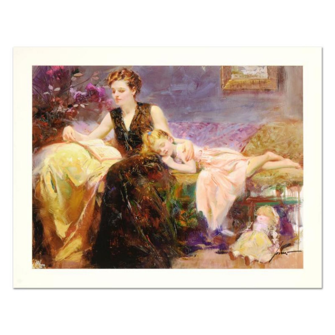 Pino (1939-2010) "Precious Moments" Limited Edition Giclee. Numbered and Hand Signed; Certificate of (1 of 2)