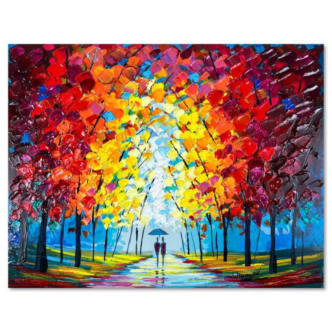 Slava Ilyayev, Embellished Hand Signed Limited Edition Serigraph on Board with Letter of (1 of 2)