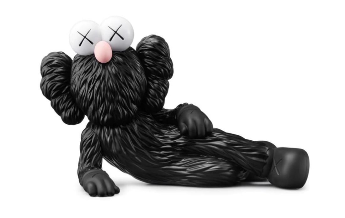 Kaws- Vinyl Figure "Time Off (Black)" (1 of 6)