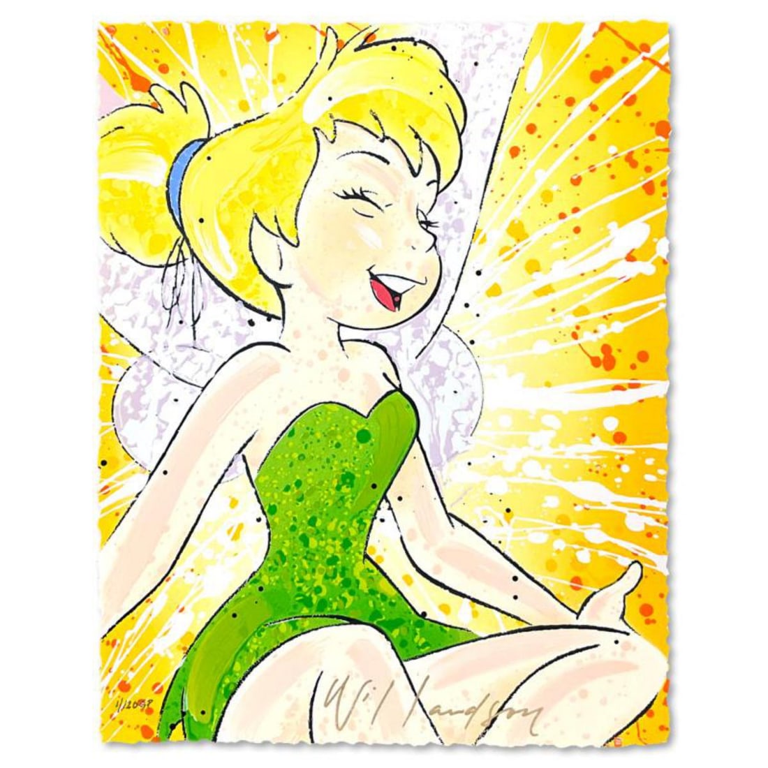 #1 of edition - David Willardson, "Keeping It Light" Limited Edition Serigraph, GP Numbered 1/120: Keeping It Light is a Disney Fine Art limited edition serigraph on deckle edge paper by David Willardson, GP numbered 1/120 and hand signed by the artist. Includes Letter of Authenticity. Measures app