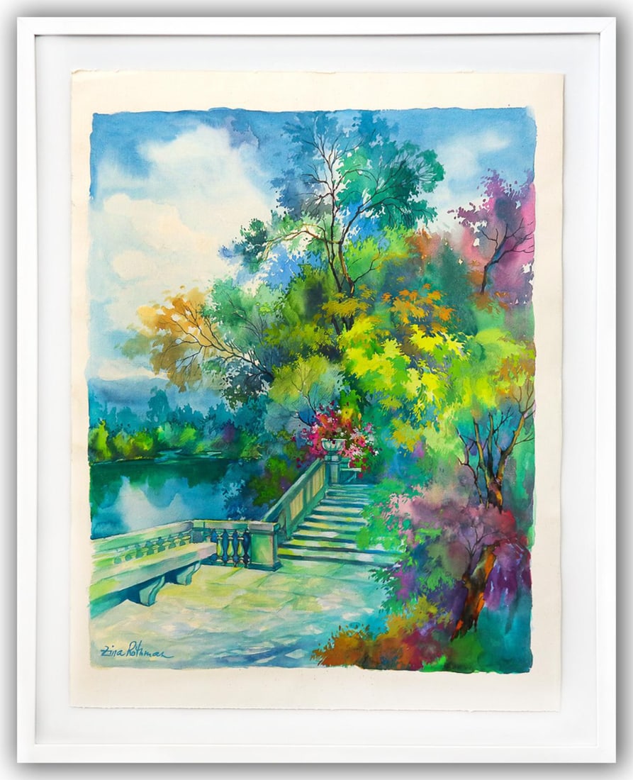 Zina Roitman- Original Watercolor "Untitled" (1 of 3)