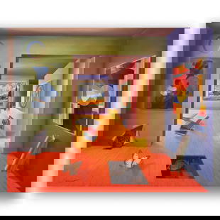 Alexander Astahov- Giclee on Canvas "African Art": Artist: Alexander Astahov. Medium: Giclee on Canvas. Title: African Art. Size: 24" x 30". Signature: Signed and numbered. Certificate of Authenticity: Is included. Additional: Limited edition of 54. R