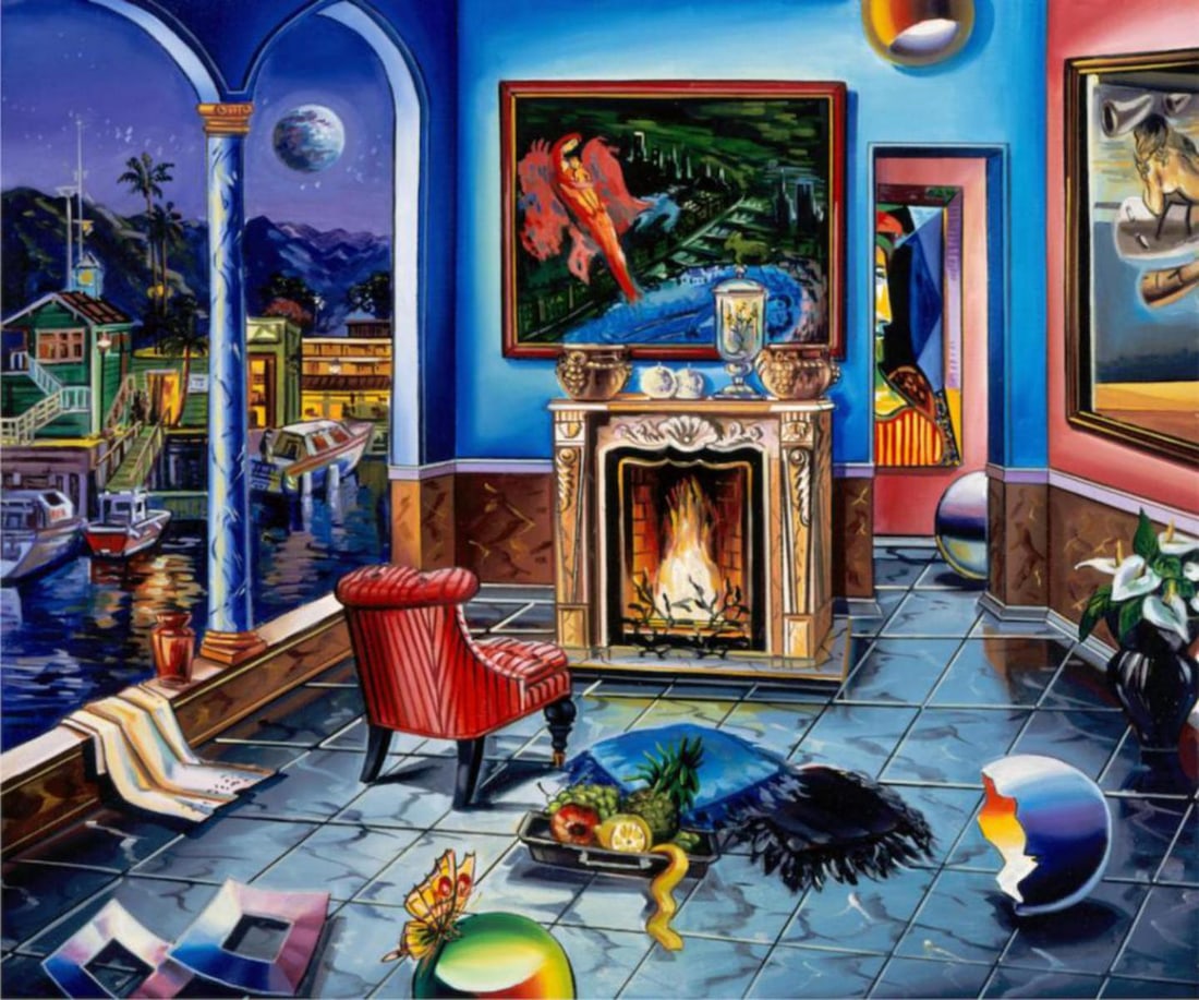 Alexander Astahov- Original Giclee on Canvas "Masterpiece": Artist: Alexander Astahov. Medium: Original Giclee on Canvas. Title: Masterpiece. Size: 20" x 24". Signature: Hand Signed by the Artist. Certificate of Authenticity: From the publisher. Reference#: 20