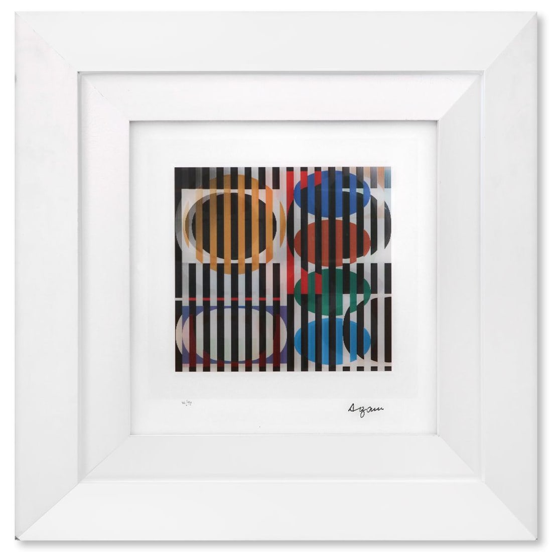 Yaacov Agam- Agamograph on acrylic  "Secret Feeling" (1 of 5)
